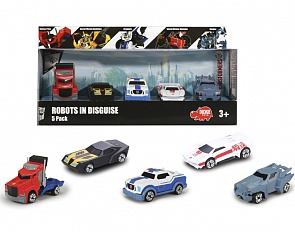 Набор из 5 машинок Die-Cast из серии Трансформеры, 7 см. (Dickie, 3113007)